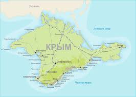 map of Crimea